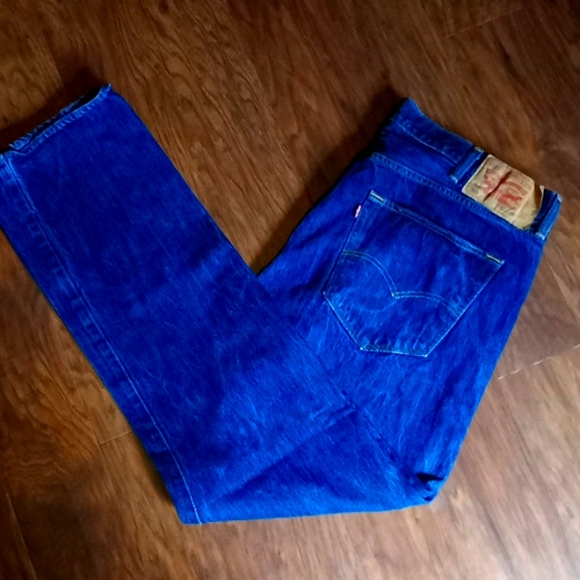 Classic Levi's 501 buttonfly blue jean denim size 40x34 - Picture 4 of 12